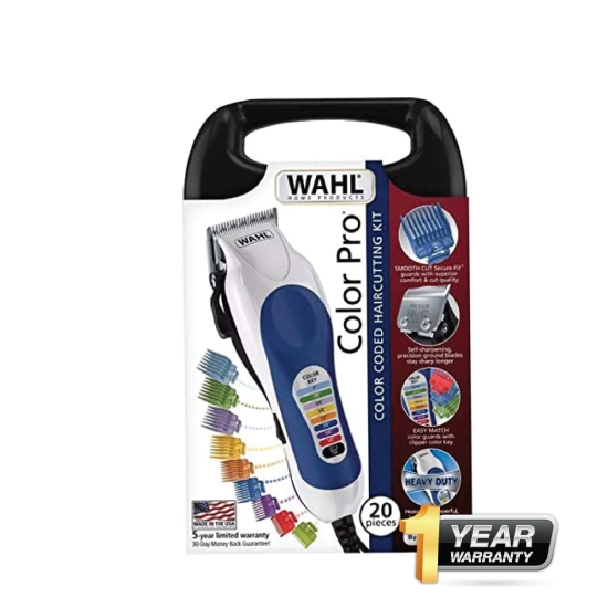 Picture of Wahl Color Pro Color Coded 20 pcs Hair Cutting Kit #79400