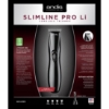 Picture of Andis SlimLine Pro Li Cord / Cordless Rechargeable T-Blade Trimmer - Black #32485