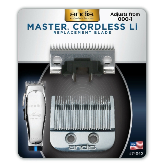 Picture of Andis Master® Cordless ReplaceMent Blade, Carbon Steel Size 000-1 #74040