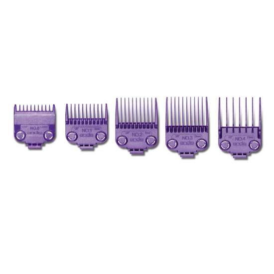 Picture of Andis Dual Magnet Small Combs, 5-Comb Set #01410