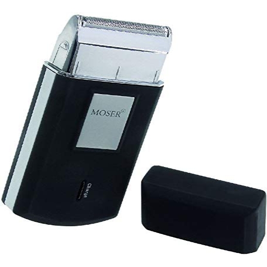 Picture of Moser Stainless Steel Mobile Travel Shaver Black #3615-0051