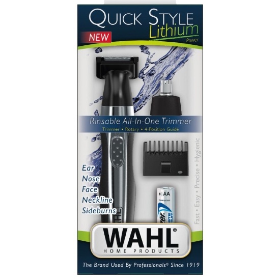 Picture of Wahl Quick Style Lithium Trimmer Nose/Ear Hair and Neck #5604-035
