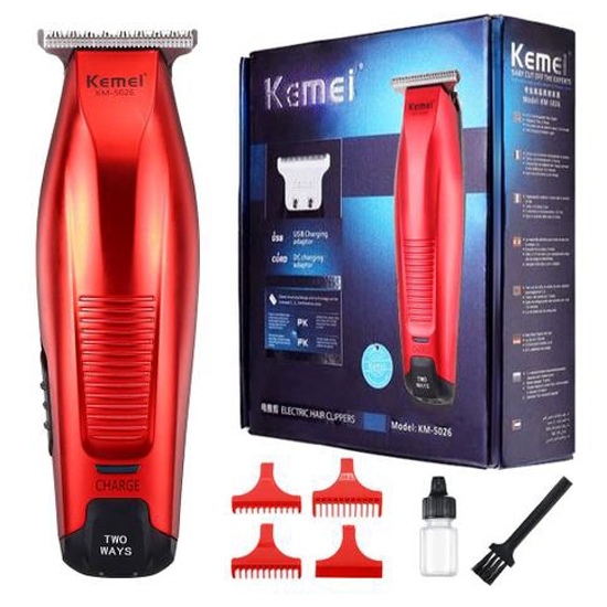 Picture of Kemei KM-5026 0mm Bald Rechargeable Professional Hair Trimmer Clipper Cordless