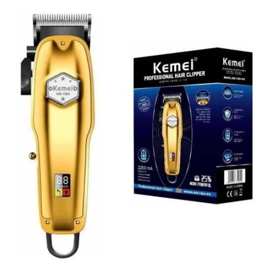 Picture of Kemei KM-1984 Hair Clipper LCD Electric Hair Trimmer Powerful Haircut Machine Men Hair Removal #KM-1984