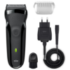 Picture of BRAUN - Series 3 Shaver with protection cap, black #300s