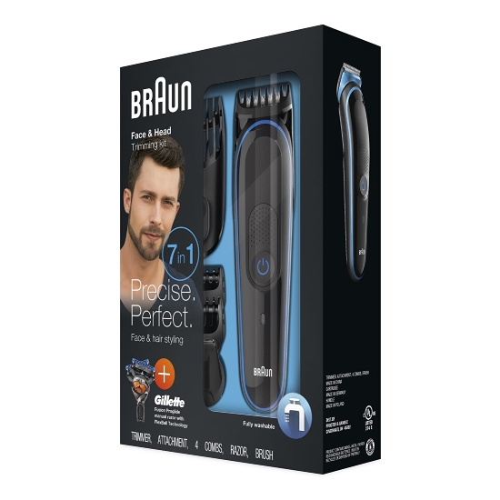 Picture of Braun Grooming Kit Face & Hair Styling 7 In 1 #MGK3045