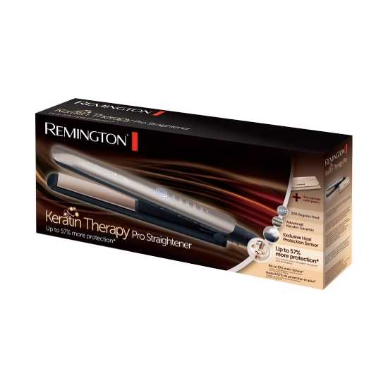 Picture of NEW MODEL REMINGTON KERATIN THERAPY HAIR STRAIGHTENER PRO CERAMIC #8590