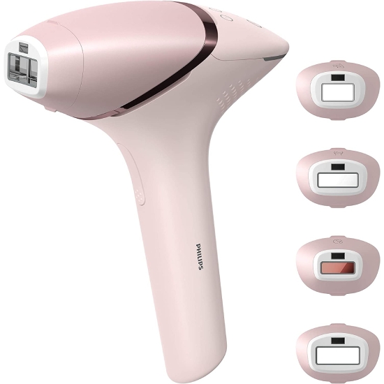 Picture of PHILIPS Lumea IPL 9000 Series Hair Removal Device with 4 AttachMents for Body, Face, Bikini & Underarms.  # BRI957