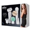 Picture of Braun Silk-épil 9 Flex Beauty Set Wet & Dry epilator with 8 extras incl. Braun FaceSpa. #9300