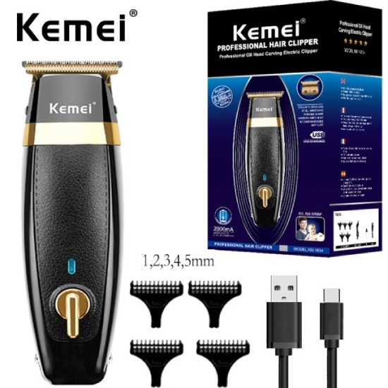 Picture of Kemei Professional Men's electric hair clipper USB rechargeable hair clipper multifunctional haircut set #KM-1834