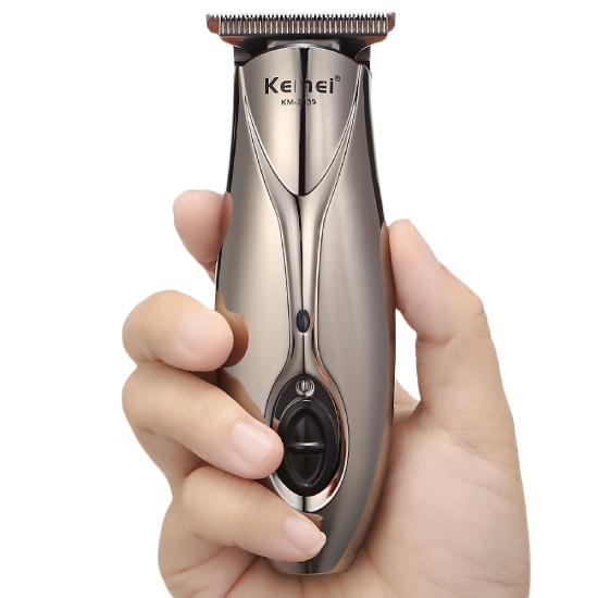 Picture of Kemei Mini Rechargeable Plug Electric Hair Clipper High Power Motor A Sharp Safe Blade Mute Hair Trimmer #KM - 2839