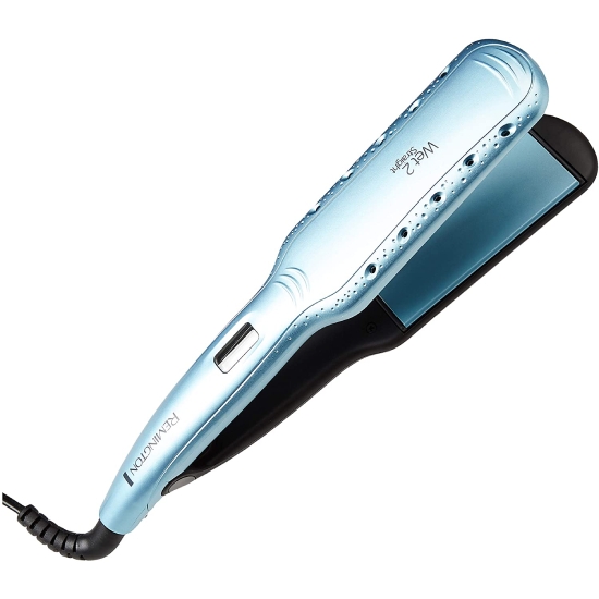 Picture of Remington hair straightener Wet2Straight Wide Plate #S7350, Blue