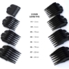 Picture of Wahl Plastic Comb AttachMents for Standard Multi Cut Clippers, Durable Plastic Combs #3170-517