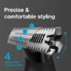 Picture of Braun All In One Tool Shave Trim Style Wet & Dry with 5 attachMents , Black #XT5100