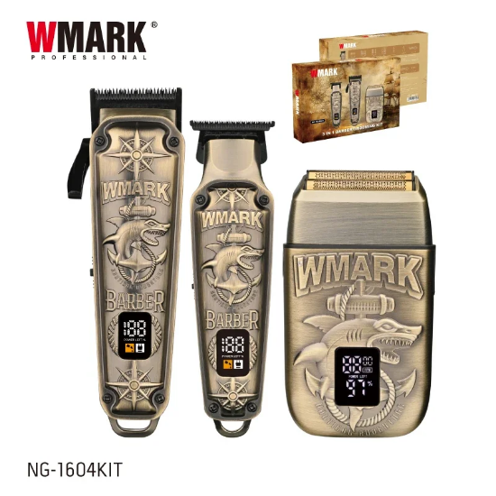 Picture of WMARK 3 IN 1 RECHARGEABLE HAIR CUTTING GROOMING KIT NG-1604KIT